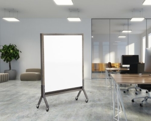 CLARIDGE office furniture mobile white board for commercial office space