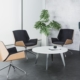 ROUILLARD small collaborative space with custom upholstered chairs