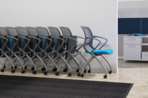 9 to 5 nesting guest chairs with wheels