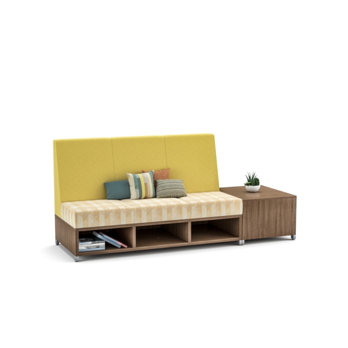 AIS bench lounge seating and end table