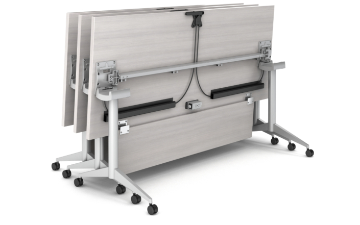 AIS space saving flip top tables for education and collaboration