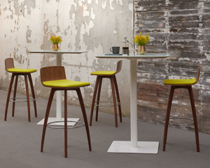 Arcadia stools for cafe tables in office