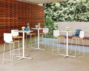 Arcadia bar stools for cafe seating