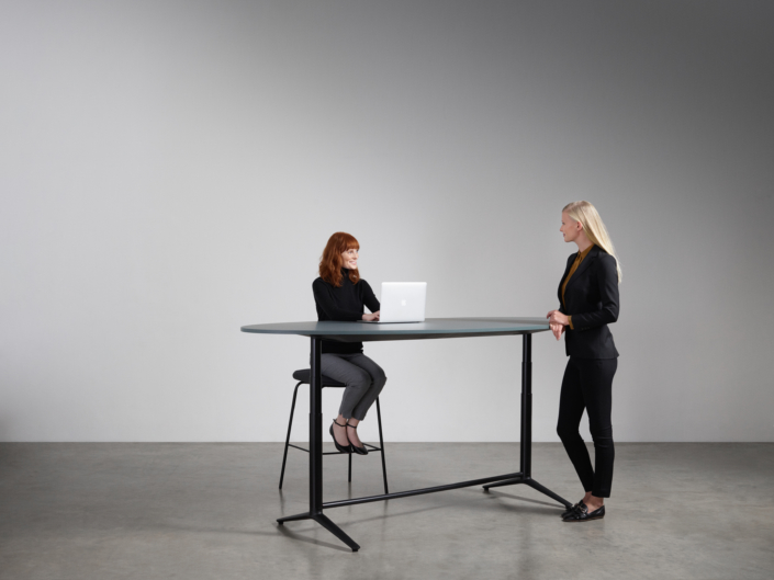 Boss design standing height collaboration table