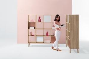 Darran modern open bookshelves and storage