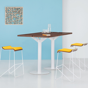 Encore Seating upholstered stools for bar seating