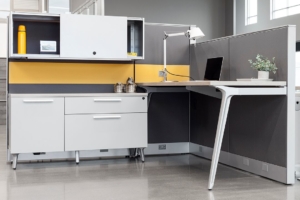 Friant cubicle modern desk and storage