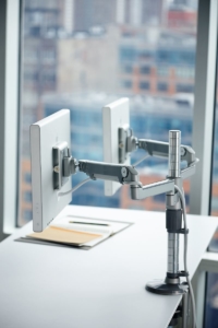 Humanscale dual monitor arms