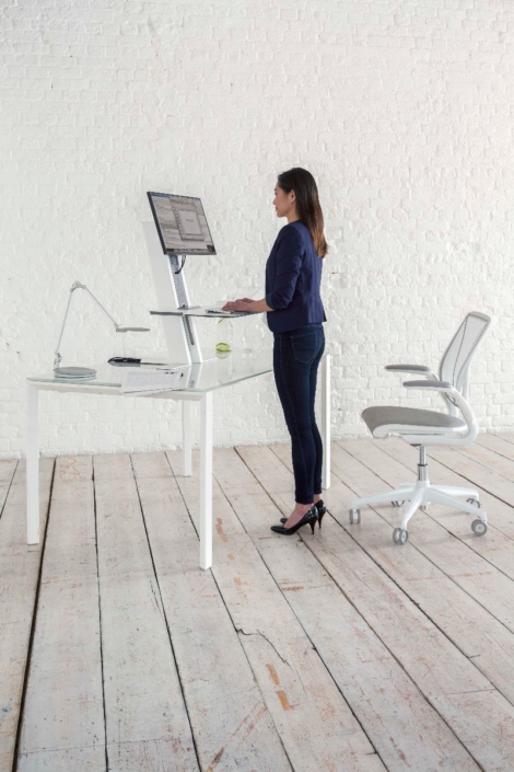 Humanscale sit or stand modern desk