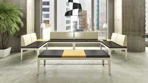 OFS modern lounge seating bench Central Oregon
