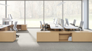 OFS modern modular height adjustable workstations