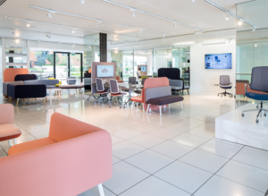 Boss Design modern upholstered bench seating