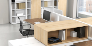 Watson desktop bookshelves