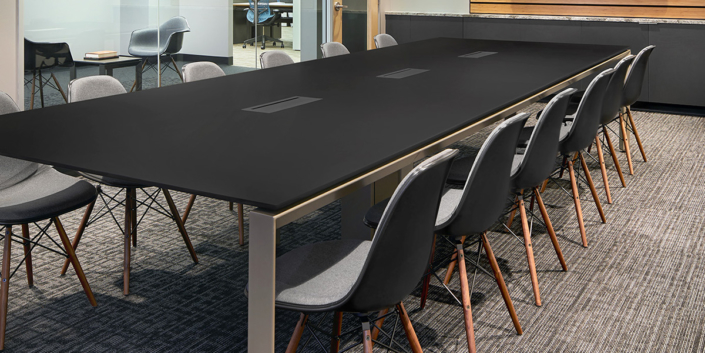 Watson conference table with built in power module