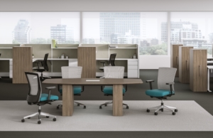 AIS collaboration table in modern office space
