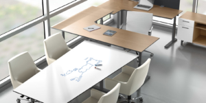 Watson modular ergonomic desks for collaboration