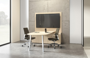 Nucraft small collaborative hybrid workstation