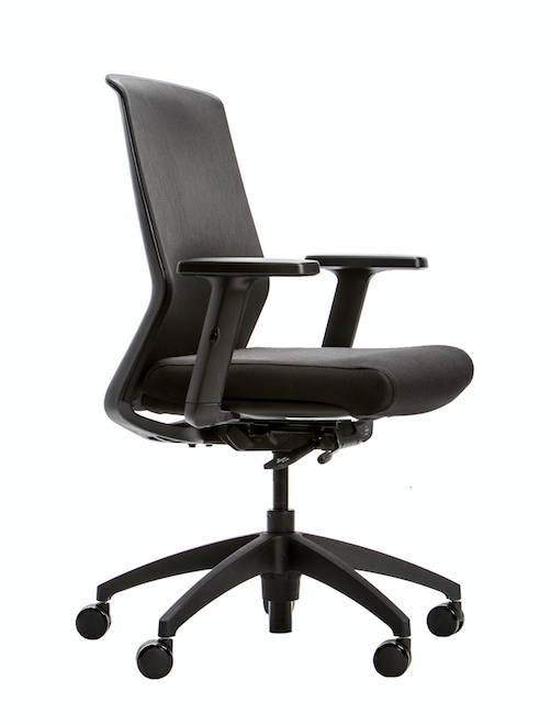 black task chair for commercial office