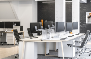 Legrand open workspace office furniture