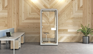 Nevins private phone booth style room for commercial office space