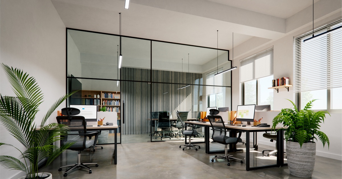 Modern office layout – Central Oregon Office Interiors, Bend OR
