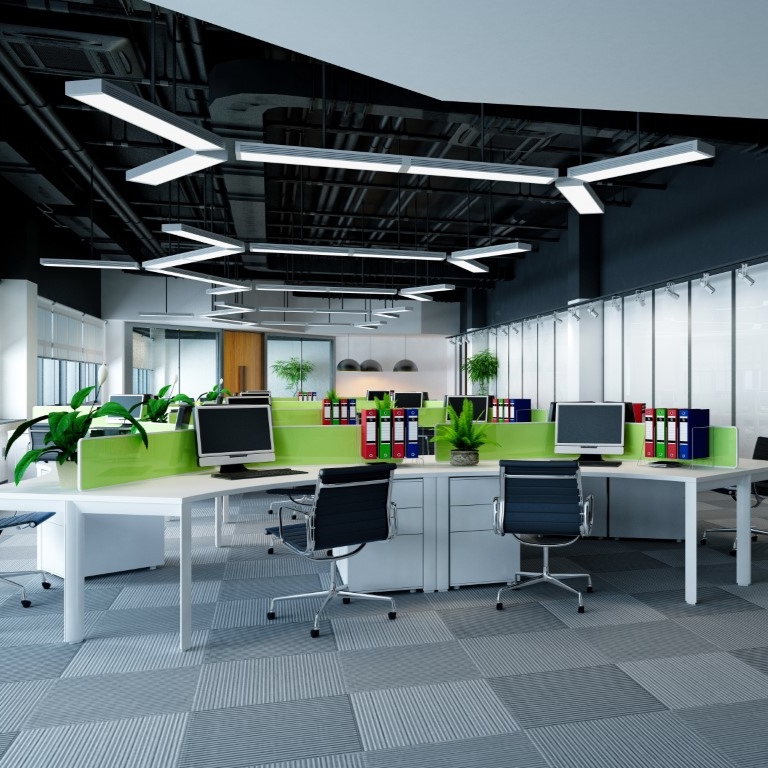 Office lighting unique modern – Central Oregon Office Interiors, Bend OR