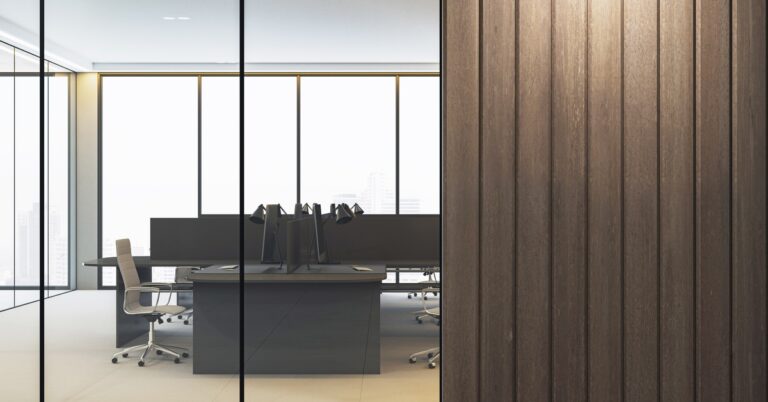 Fixed-Panel Workstation Designs for Corporate Offices